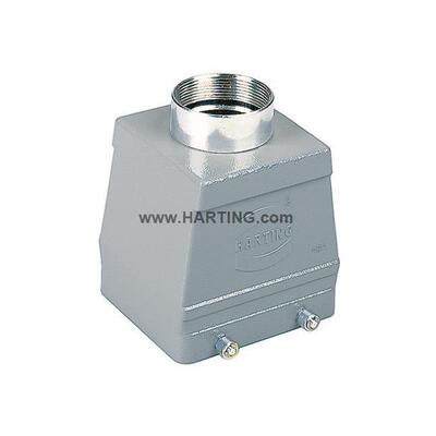 09300320421德国哈丁HARTING连接器双锁扣顶出线