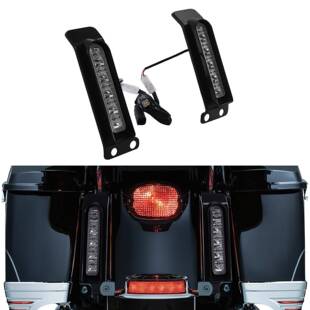 适用于哈雷街道滑翔路王LED改装后挡泥板灯边箱灯2014-2023后尾灯