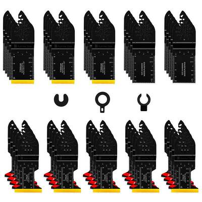 50pcs混合万用宝锯片套装摆动锯片电动工具配件切割铁钉铝板铁皮
