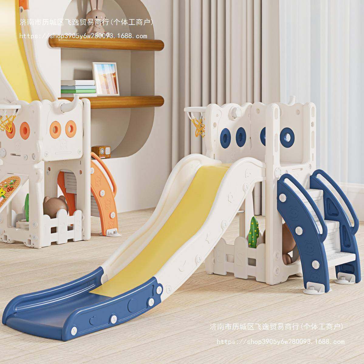 儿童滑滑梯室内家用可折叠婴幼儿玩具家用小型宝宝滑梯小型游乐场