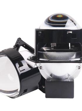 三为车灯SANVI专业3寸S557瓦6000KLED双光透镜大灯升级改装