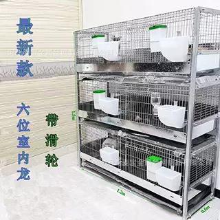 6位兔笼养殖厂用笼具子母兔笼供应镀锌加粗笼子