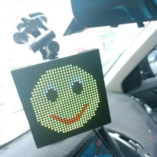 HIGROOMled车载屏汽车后窗表情屏后挡风玻璃显示屏LED车载表情灯