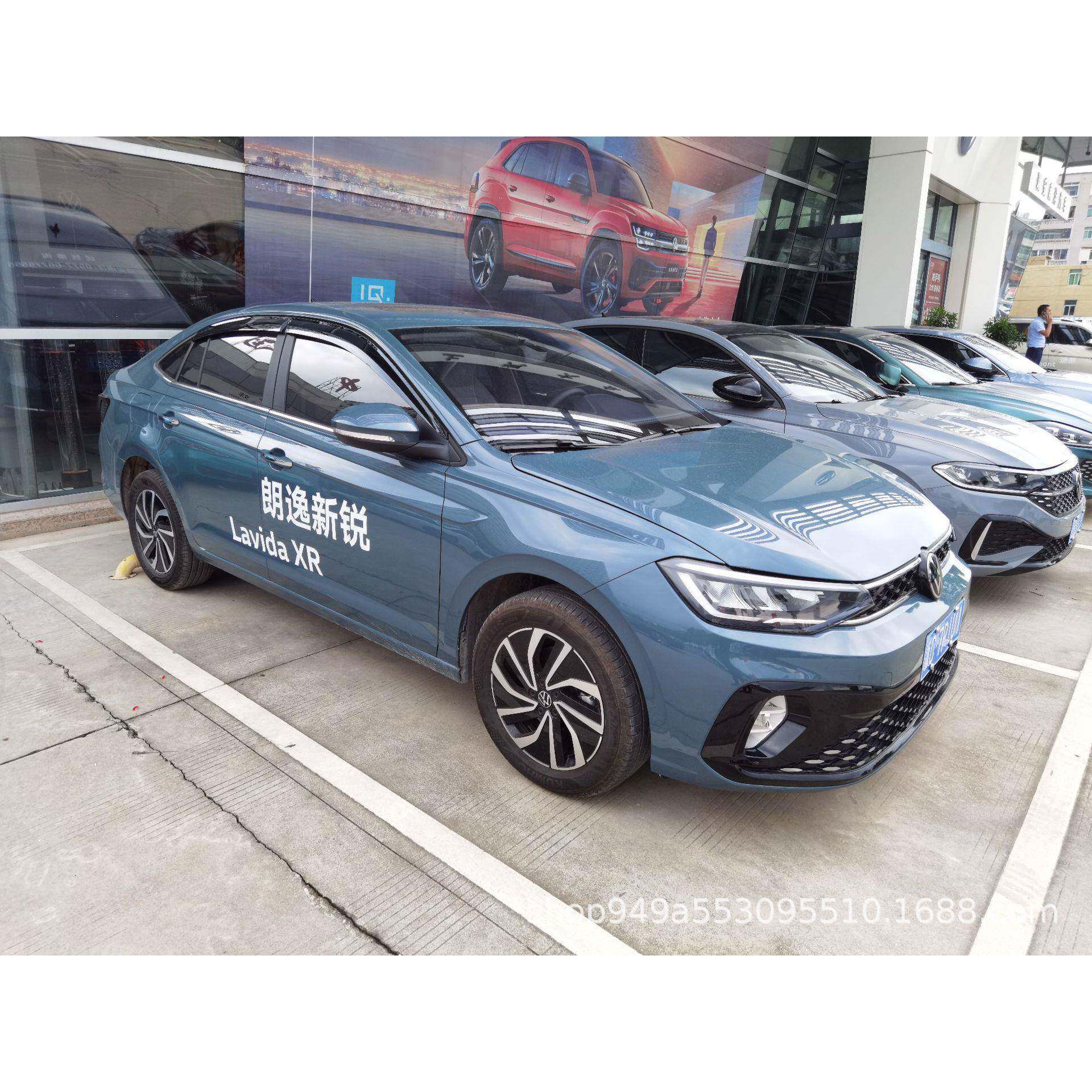 适用于朗逸新锐LAVIDAXR黑武士晴雨挡雨眉装饰改装遮黑色雨档