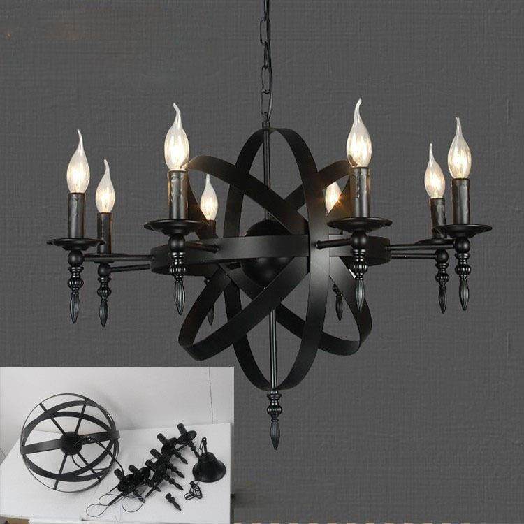 北欧led铁艺复古工业风吊灯酒店餐厅家居创意蜡烛个性灯具,收纳整理,烫衣板及配件,淘宝优惠券,粉丝福利购,淘宝优惠卷