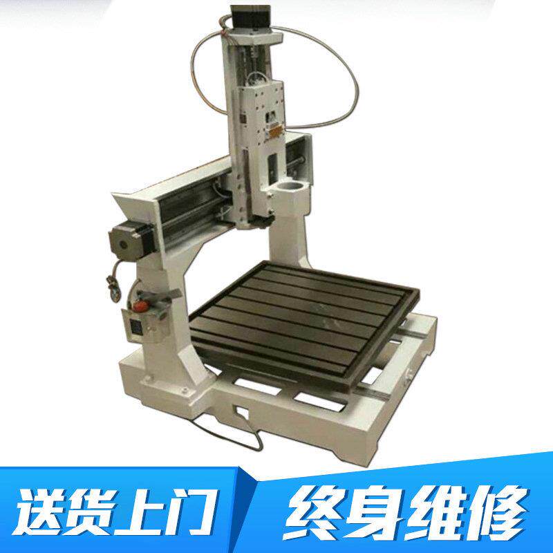 金属模具雕刻机龙门立柱一体铸造40406060铸铁床身雕刻机光机