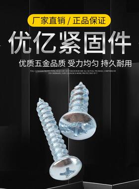 十字大扁头自攻钉 大扁头自攻 H型十字槽扁圆头自攻螺钉C型F型