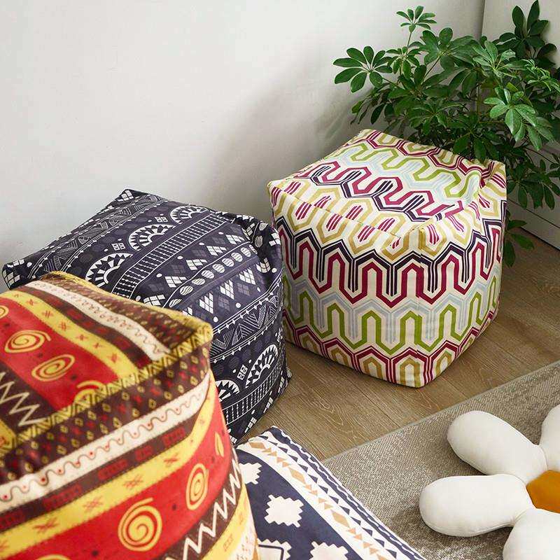 摩洛哥坐墩客厅卧室地上飘窗榻榻米北欧地板波西米亚蒲团懒人坐垫