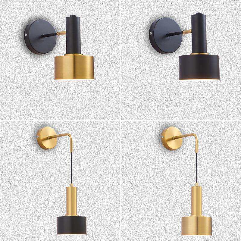 厂家供应后现代电镀金墙壁灯 卧室床头壁灯 餐厅过道走廊阳台灯具