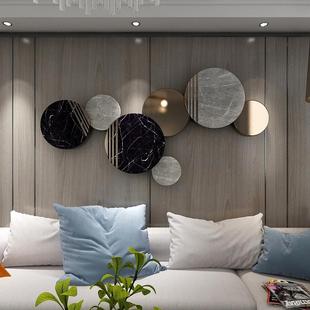 现代简约墙饰墙面装 饰品墙上挂饰卧室房间布置售楼处铁艺壁挂立体