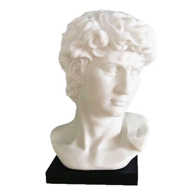 家居客厅大卫头像摆件树脂工艺品人物装饰品美术素描教具模型,纺织面料/辅料/配套,纺织机械配件,淘宝优惠券,粉丝福利购,淘宝优惠卷