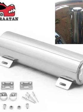 改装汽配爆款汽车冷却液溢流收集水箱3*10inch不锈钢冷却壶