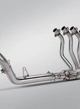 适用于摩托跑车ZX4RRR不锈钢中段连接管不锈钢前段改装排气管