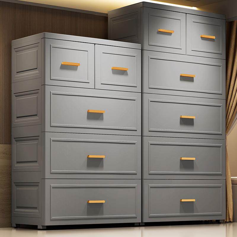 60--70CM宽抽屉柜子抽屉式衣柜收纳盒塑料储物箱置物柜家用收纳柜