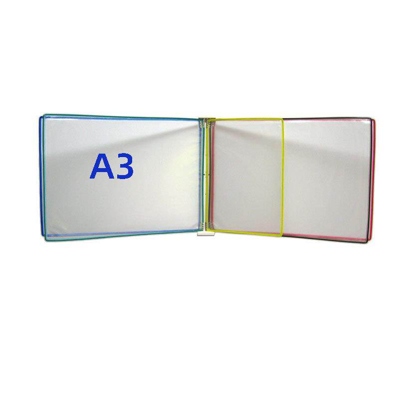 A3挂墙壁挂式文件夹翻页展示文件架资料架标准作业操作指导书5页