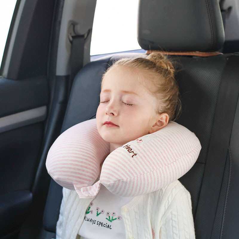 A类纯棉u型枕旅行枕坐车飞机睡觉神器成人u形儿童学生护颈午睡枕