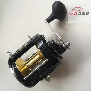 晓野AG9000超强25公斤拉力鼓式 轮船钓轮铁板轮南油拖钓轮海钓渔轮