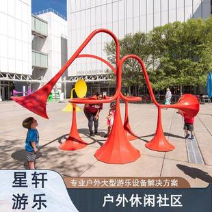 儿童户外大型传声筒组合小区游乐设备幼儿园户外儿童传音喇叭