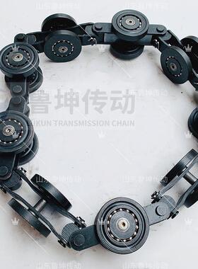涂装悬挂输送线QXT吊板型双链板单导轮悬挂输送线链条吊顶链条