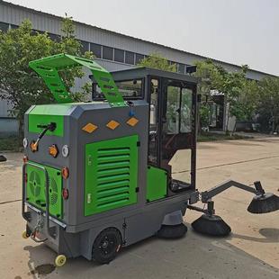 聚仁电动扫地车全封闭扫地车全自动电动式 扫地车机器