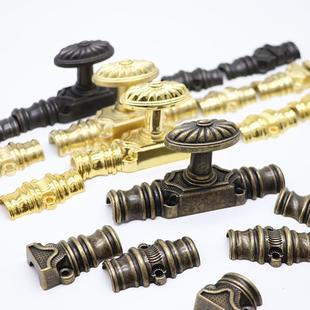 南瓜头金色天地锁拉手外婆柜浴室柜门拉手家具五金配件