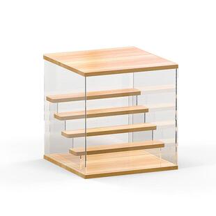 单块效果器展示柜吉他贝斯综合陈列乐手收藏收纳盒木柜乐器配件