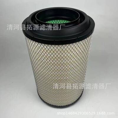 适配K2841空气滤芯豪沃T7h解放J6悍威空滤陕汽德龙F3000滤清器PU