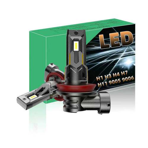 汽车大灯带解码lucesLEDHeadlamp直插LED大灯T7canbus车灯