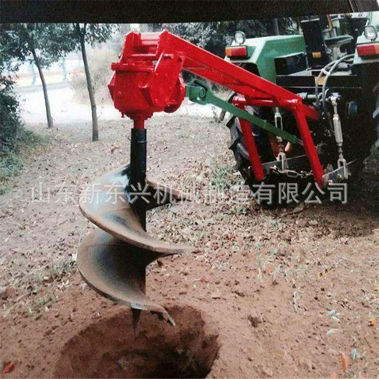 植树挖坑机悬挂式小型打洞机种树钻眼机