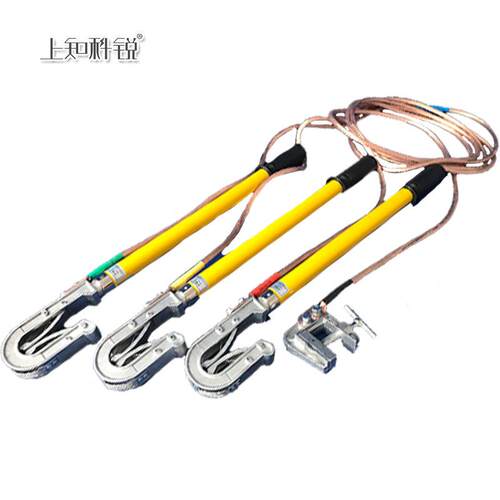 JDX-WS-330KV接地线3*6+6米35mm双簧棒接地夹1500V直流接地线优惠