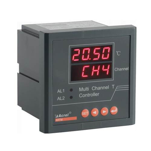 安科瑞ARTM-8智能温度巡检仪低压开关柜变压器电机绕组测温显示