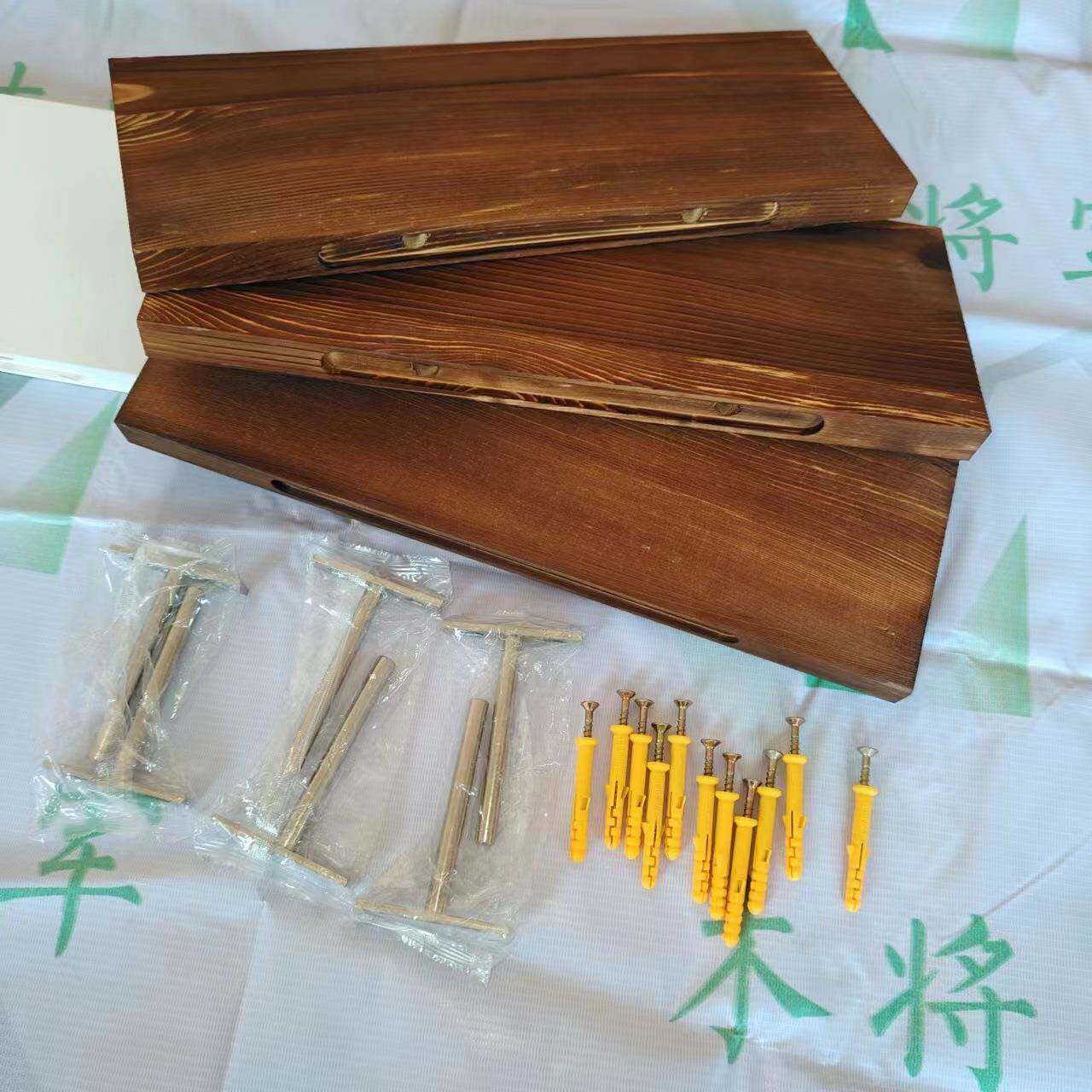 居家墙壁置物架木质置物架壁挂式物品收纳架壁挂收纳架木质壁挂架
