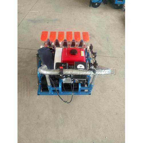 手推式小型蔬菜播种机大棚菜地播种设备蔬菜花卉开沟播种机