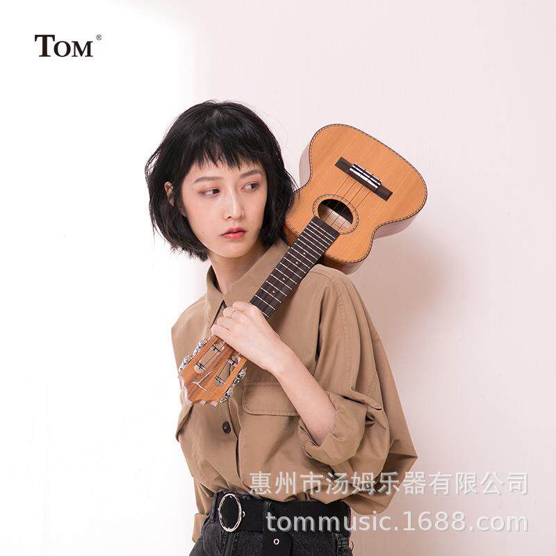 TOMTUC790尤克里里初学者红松相思木单板小吉他乌克丽丽ukulele
