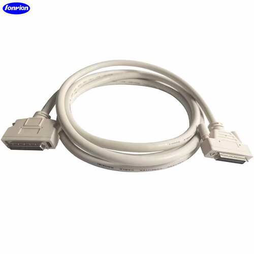 SCSI-HP型-DB50P型转CN型50P公对公高速计算机系统连接线束