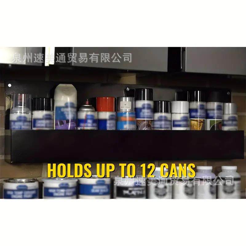 大型铁艺多功能物品收纳架黑色金属随处可装的简约置物架