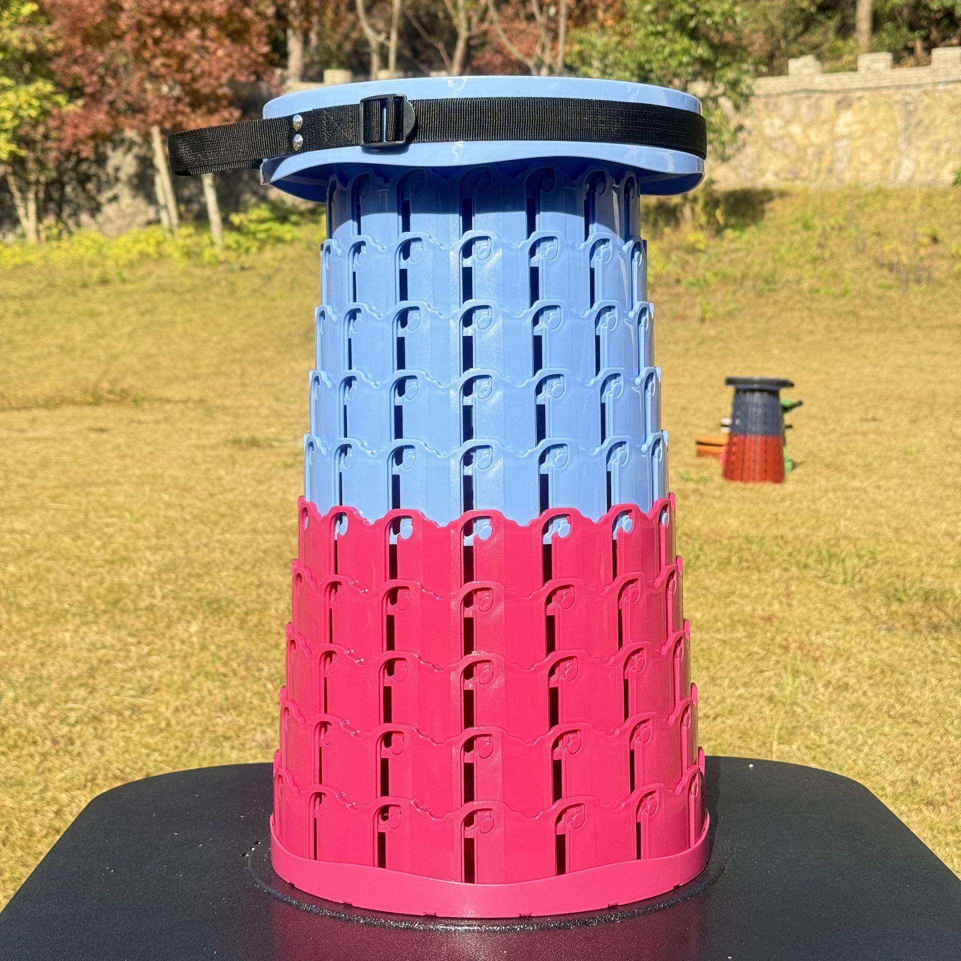 LC01-ZD006大号折叠伸缩凳户外便携式凳子野营凳承重450公斤