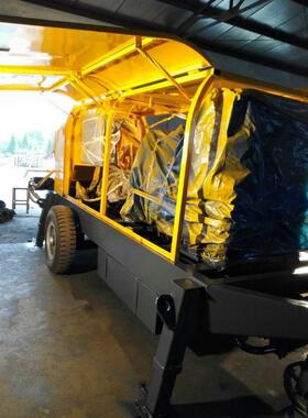 HBT60混凝土输送泵 129KW柴油混凝土泵 60拖泵地泵 混凝土泵