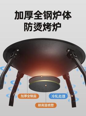 烤火炉盆火炭炉取户外烧ZFO烤架碳烤茶套装围炉煮炉茶暖家用室内