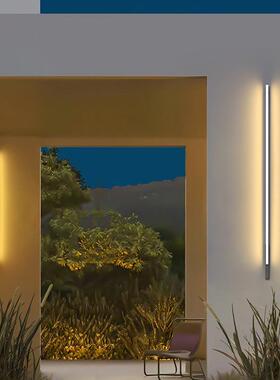 户壁灯防水极简长条外TXSY112别墅庭墙院室外头led别墅门门口太阳