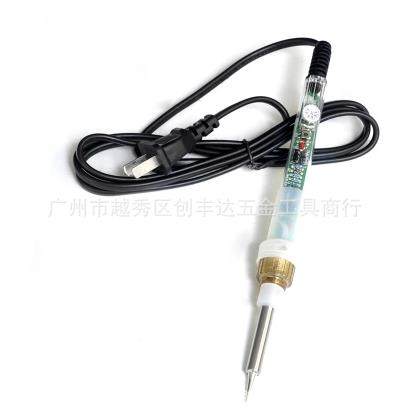 透明广州1黄花EP-95恒温烙铁50调W温电烙与9铁36烙铁头通用