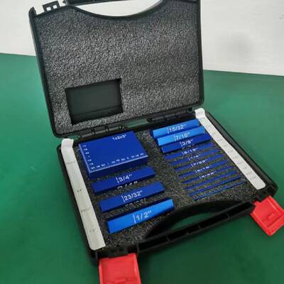 木工垫块量安装块铝合金量块度尺15件套块台SIA锯块测量木高工量