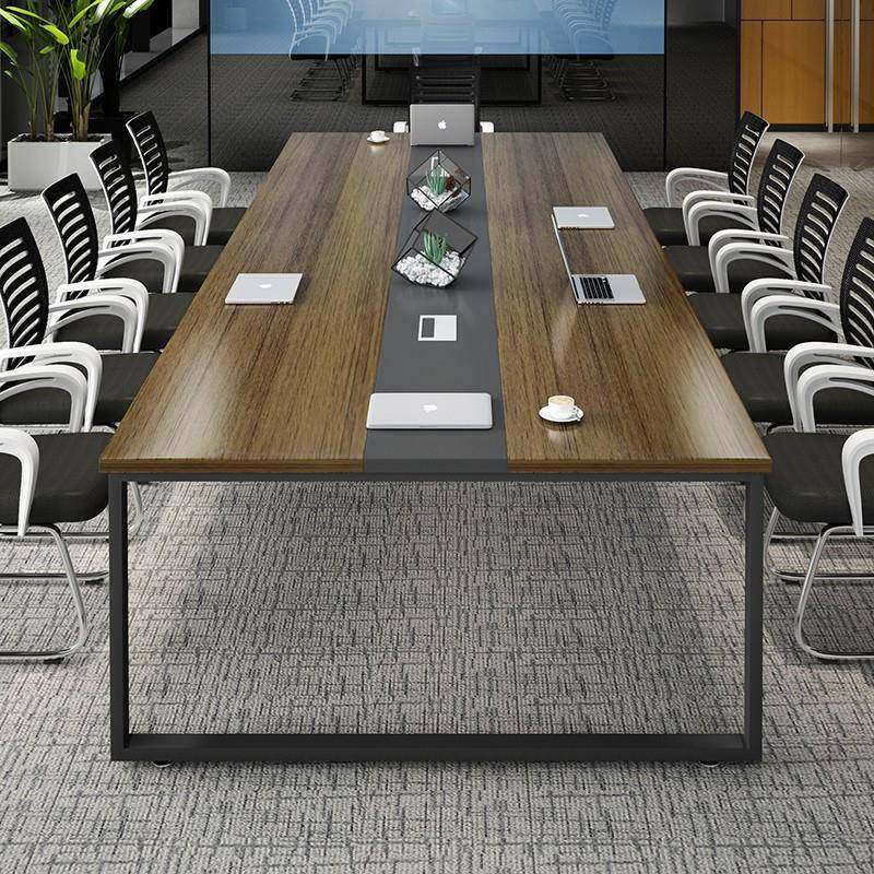 会议桌长桌简约代长条会议室桌椅无品牌/简组合现易工作桌台大小
