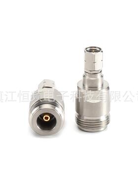毫米波不锈钢N转AND器/2.4-K接JG密(18G)精同轴连接器