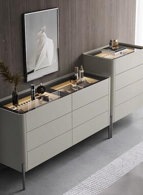 意式极简卧室八斗柜奢现代简约功能RMD收多纳储物抽屉玄关轻柜柜