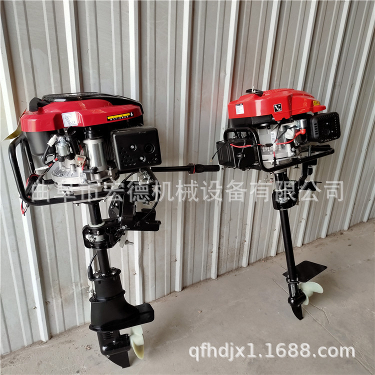 小型船用推进器 汽油挂机挂桨机 直轴螺旋桨船挂机