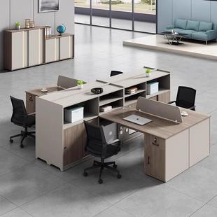 员职员办公人桌椅合简约现代屏风隔断VVS单财务桌办公室组工卡位