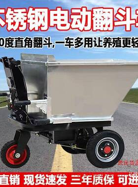 NQL电手推车建筑工砂地三轮车浆水泥灰斗车拉粪搬运养殖动运斗输
