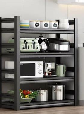 碳NZR多层加厚带围栏置架微波物炉烤箱客储物钢阳台架子厅厨房