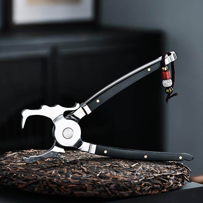 不锈钢茶钳茶开茶器普洱沱茶茶刀具配件茶砖中饼专不锈钢茶用钳子